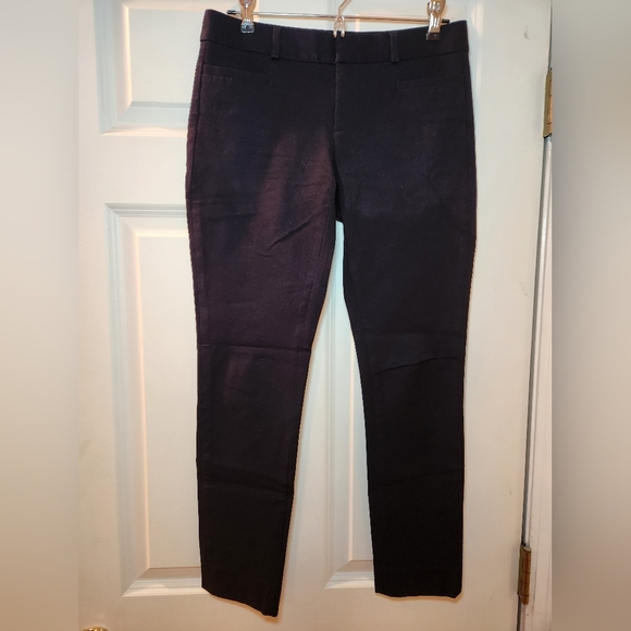 Banana Republic Womens Pants Blue Size 0 Sloan Stretch Rayon Cotton Blend - Picture 2 of 8